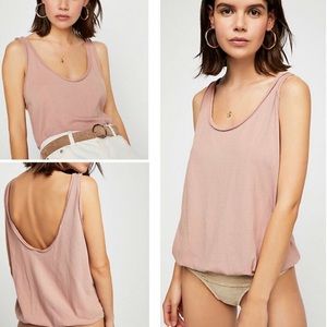 NWT intimately Free People bodysuit- toasted mink